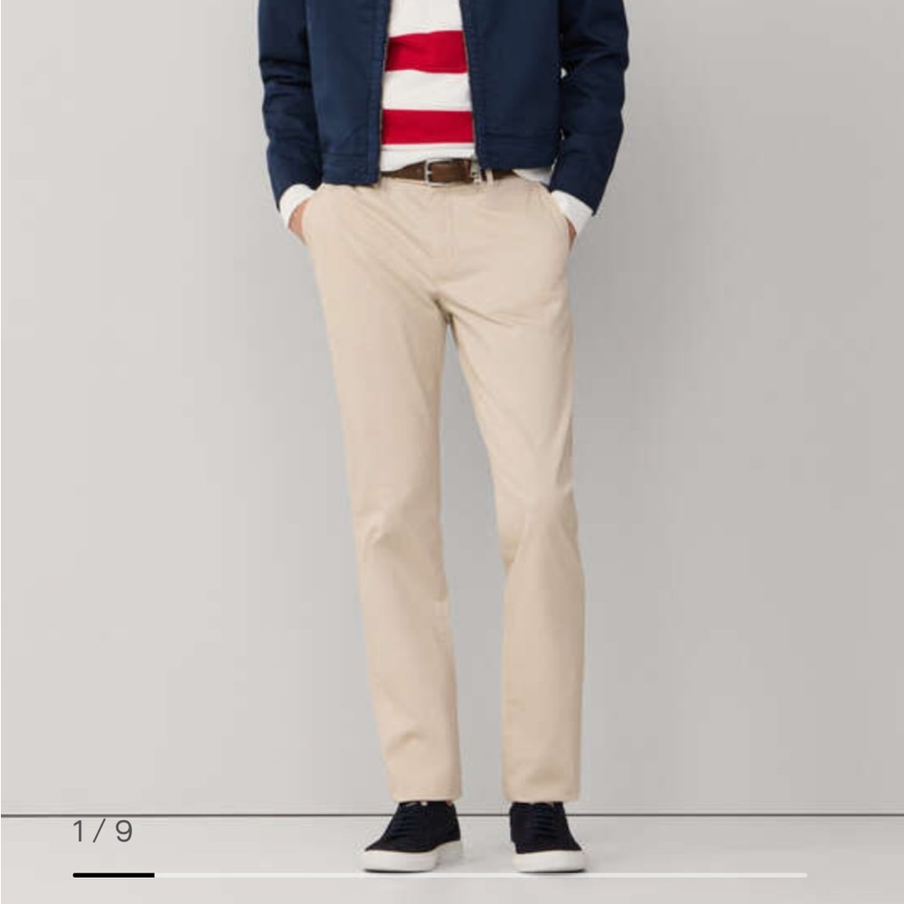 Faconnable Men's Tan Chino Pants